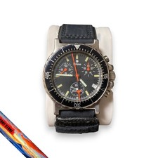 TUTIMA Field Chronograph Quarz Herren Armbanduhr Schwarz Uhr ETA.251.261 Japan