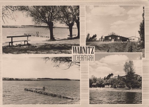 Alte ansichtskarte warnitz - alte,