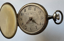 Odla Ancre Pataent   - seltene Taschenuhr mit Perlmutgehäuse  - Werk läuft gut