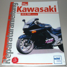 Reparaturanleitung Kawasaki ZZ-R 1100 ab Baujahr 1991 Reparatur Buch NEU!