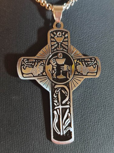 Halskette silber christen - in,