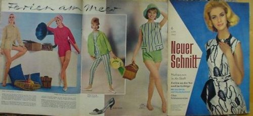 Neuer schnitt 1963 burda - schnitt, w/burda