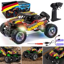 Ferngesteuertes Auto All Terrain RC Geländewagen LED-Leuchten 2,4 GHz Rennauto
