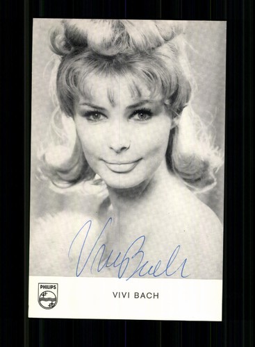 Vivi bach autogrammkarte - vivi,