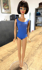 Barbie REPRO 2009 - American Girl Bendleg Legs brünett 1965  Vintage Badeanzug