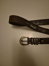 HERREN WRANGLER BRAUN LEDER