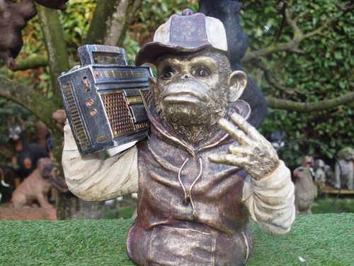 Affe deko figur schimpanse mit - affe,