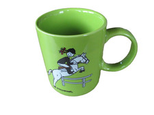 Strichpunkt Tasse - Reiterin auf Pferd - Kult