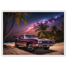 Fahrzeug Auto A4 Kunstdruck