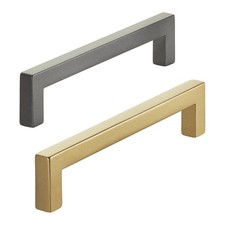 Relinggriff Möbelgriff eckig Bügelgriff Stangengriff BA 128 mm SquareLine SOTECH