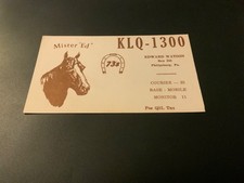 Phillipsburg, Pa. ~ QSL Radio