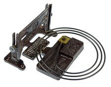 Alter ADLER GONG D.R.G.M Gongspirale + Halter f Regulator Wanduhr Uhrwerk clock