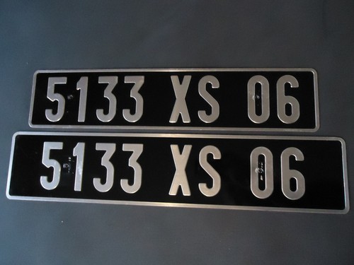 Oldtimer nummernschild kfz - oldtimer,