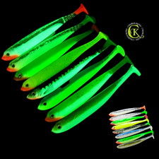 8x 13cm Gummifisch Moonlight