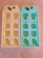 Eiswürfelform 2 X 8 Formen Gelb Und Grün Verschiedene Früchte 