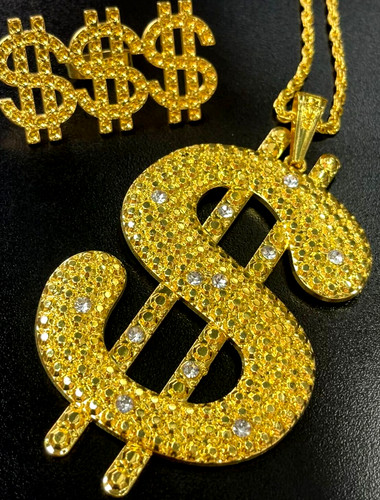 Riesiges dollar halskette - halskette, &