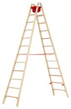 Hymer Holz Stufenstehleiter 12