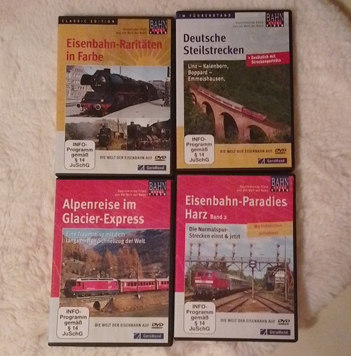 Dvd eisenbahn raritäten - 4x,