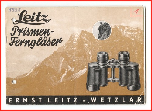 Fernglas prospekt der firma - fernglas,