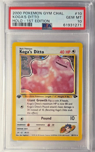 Pokemon koga ditto - ditto, holo