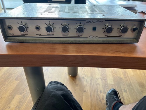 Vintage schaller solo amp - solo,