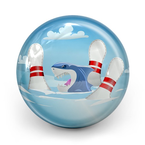 Bowling ball otb pin - bowling,