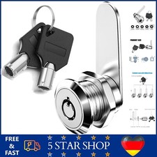 Gewinde Rundschloss Zink Silber Modern  für Möbel Briefkasten