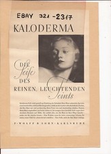Karlsruhe  Dr.Wolff Kaloderma Werbung  20/30er J.  24x15cm  !!