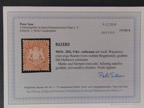 Bayern 28x befund bpp - bayern, sem