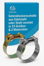 Edelstahl Gelenkbolzenschelle