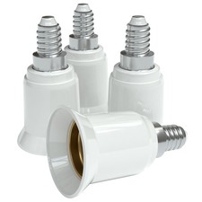 4x Lampensockel Adapter E14