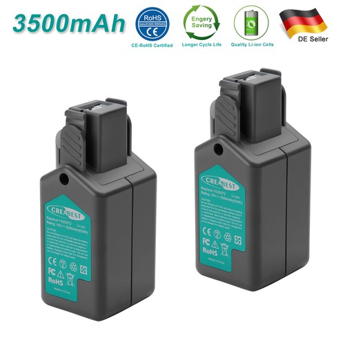 2stk 3500mah ion akku für - li-ion,