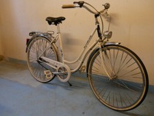 Motobecane Fahrrad  Hollandrad Damenrad 50cm 15Kg leichtbau Stahl weiß StVZO 26"