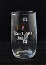 6 König Ludwig Dunkel Bierkrüge, 0,3 l, Glaskrug, Kneipe, Party, 6 Stück, Gastro