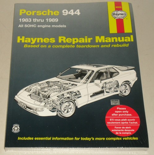 Reparaturanleitung porsche 944 - reparaturanleitung,