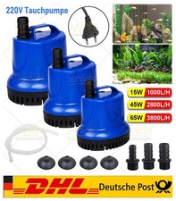 15/45/65W Tauchpumpe Schmutzwasserpumpe 220V Wasserpumpe Kellerpumpe Gartenpumpe