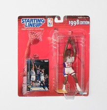 Patrick Ewing - New York Knicks Action Figur + Trading Card 1998 NBA Basketball
