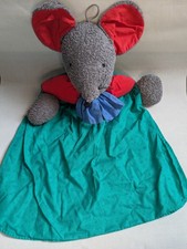 Sigikid Maus Frottee Wäschesack Kissenhülle 60 x 50 bunt Kuscheltier Vintage