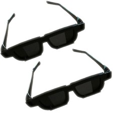 2 x Kinder Agentenbrille Detektiv Brille Spionage Spion Agent Scherzartikel
