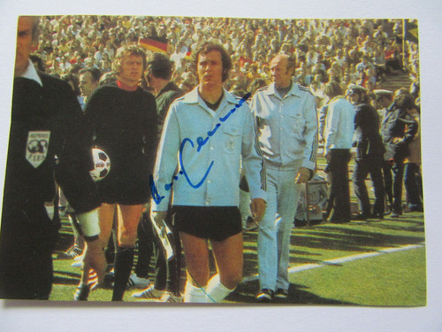 Franz beckenbauer signiert - -,