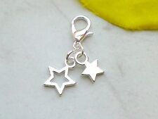 Charms Anhänger STERN Charm *Star Sternen Hellsilber für Armband Kette Auswahl