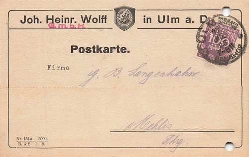 124749 blg mit perfin - 124749), dr