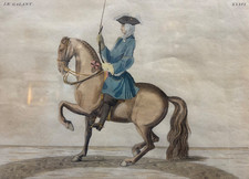 Kupferstich Koloriert Le