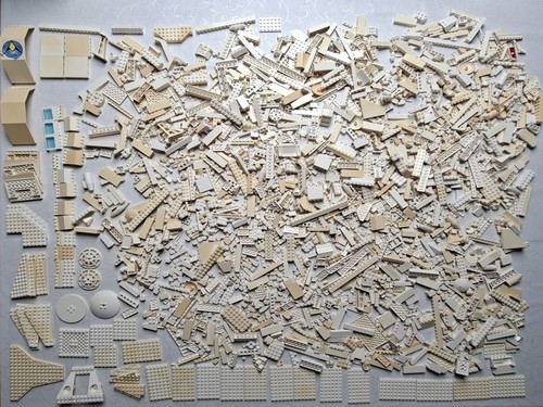 Lego 3kg weiße bausteine - 3,3kg,