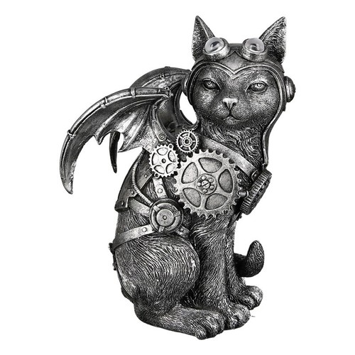 Steampunk cat dekofigur - cat,