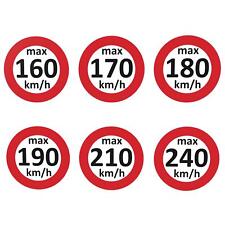 Geschwindigkeitsaufkleber Winterreifen V-Max 160 - 240 km/h nach § 36 StVZO