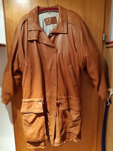 Damen leder parka von biba - damen, biba-
