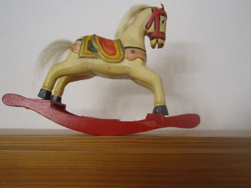 Schaukelpferd holzpferd - schaukelpferd,