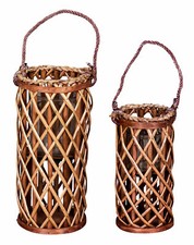 2er Set Laterne Windlicht