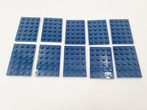 Lego bauplatte 4x6 - 10, stk